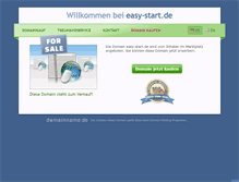 Tablet Screenshot of easy-start.de